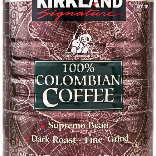 Kirkland Signature Ground Coffee, Fine Grind Kirkland Signature 100% Colombian