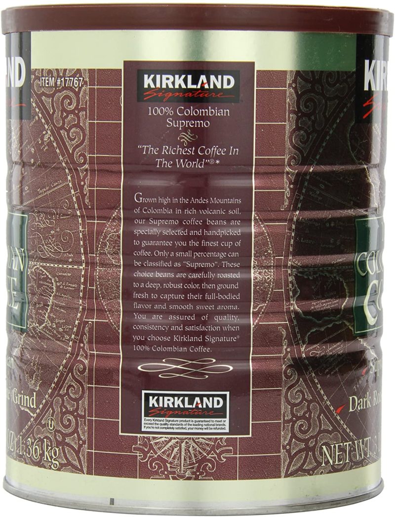 kirkland signature ground coffee fine grind kirkland signature 372859