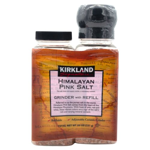 Kirkland Signature Himalayan Pink Salt Kirkland Signature Grinder 26 Ounce 