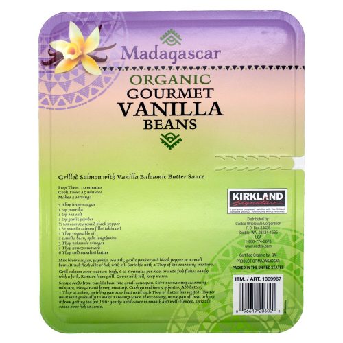 kirkland signature madagascar organic gourmet vanilla beans kirkland signature 130910