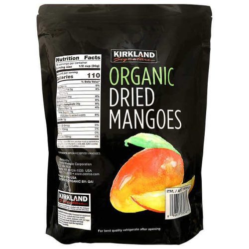 kirkland signature organic dried mangoes 40 ounce kirkland signature 612184