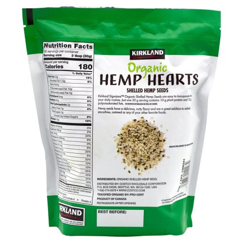 kirkland signature organic hemp hearts kirkland signature 943468