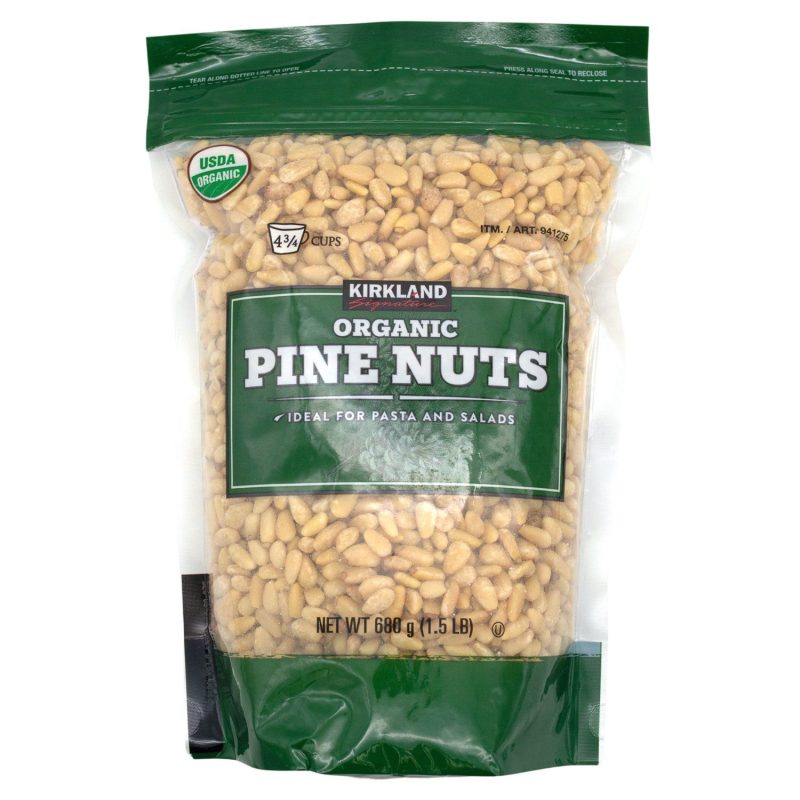 kirkland signature organic pine nuts 15 pound kirkland signature 745482