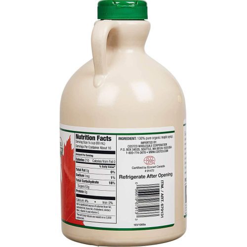 kirkland signature organic pure maple syrup 338 fluid ounce kirkland signature 371681