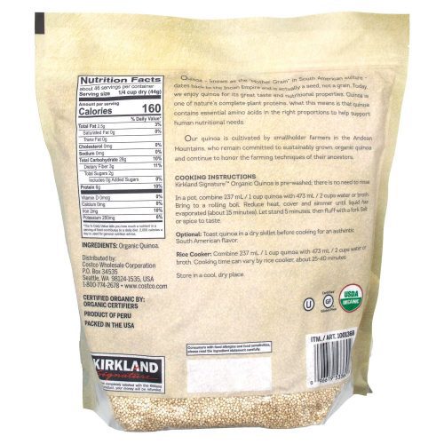 kirkland signature organic quinoa kirkland signature 511480