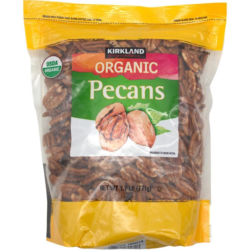 Kirkland Signature Pecan Halves Kirkland Signature Organic 1.7 Pound