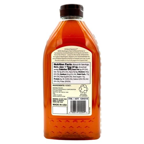 kirkland signature raw unfiltered honey kirkland signature 555255