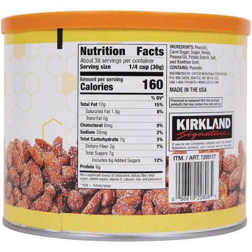 kirkland signature roasted salted extra crunchy peanuts kirkland signature 263066