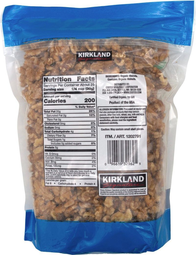 kirkland signature walnuts kirkland signature 597522