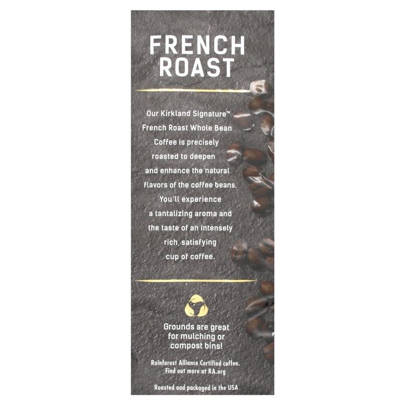 kirkland signature whole bean coffee french roast kirkland signature 267658