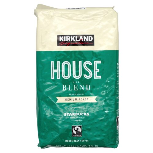 Kirkland Signature Whole Bean Coffee Kirkland Signature Decaf House Blend 40 Ounce