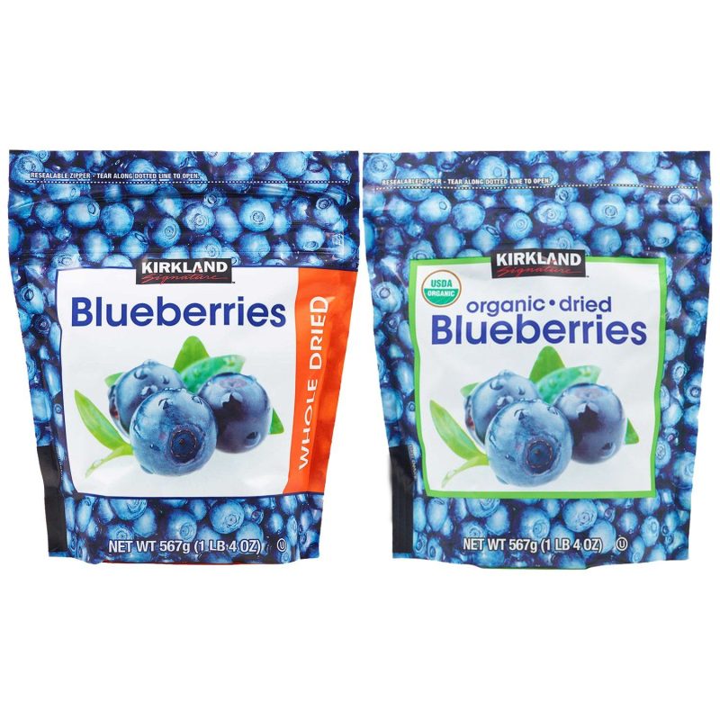 kirkland signature whole dried blueberries kirkland signature 114090