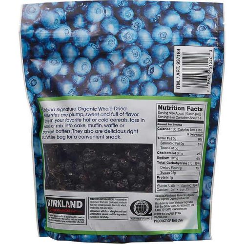 kirkland signature whole dried blueberries kirkland signature 928977