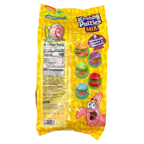 krabby patties gummy candy frankford candy 110095