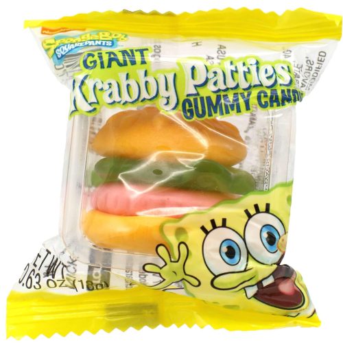 krabby patties gummy candy frankford candy 418746