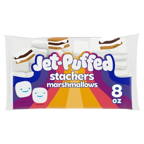 kraft jet puffed stackermallows marshmallows 8 ounce snack foods kraft 124860