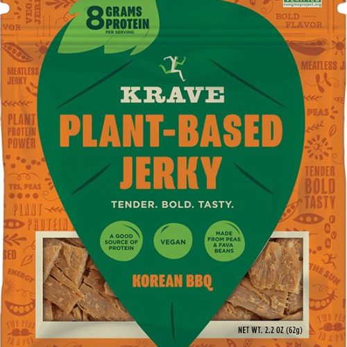 KRAVE Jerky KRAVE Plant-Based Jerky Korean BBQ 2.2 Ounce