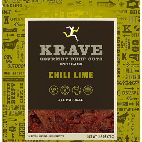 KRAVE Meat Cuts KRAVE Chili Lime Beef Cuts 2.7 Ounce 