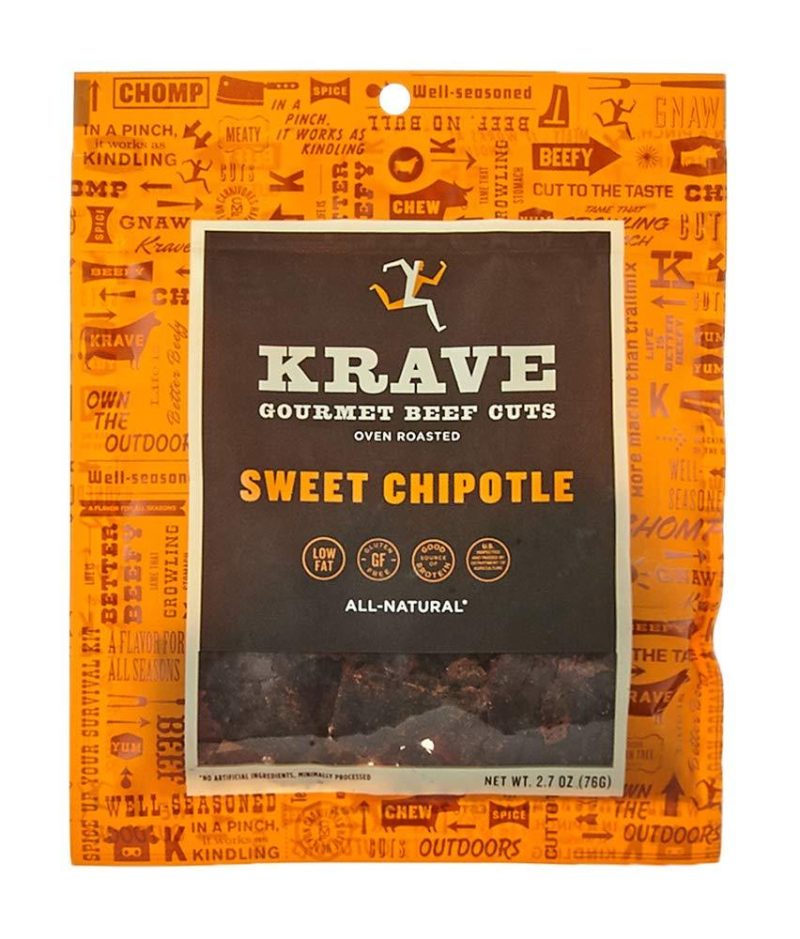 KRAVE Meat Cuts KRAVE Sweet Chipotle Beef Cuts 2.7 Ounce