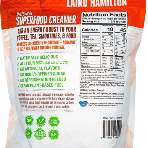 laird superfood superfood creamer laird superfood 861580