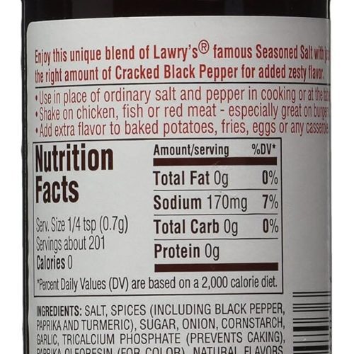 lawrys black pepper salt exp sep 2023 lawrys 809074