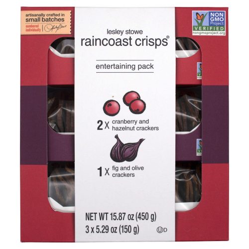 Lesley Stowe Raincoast Crisps Lesley Stowe Entertaining Pack 15.87 Ounce 