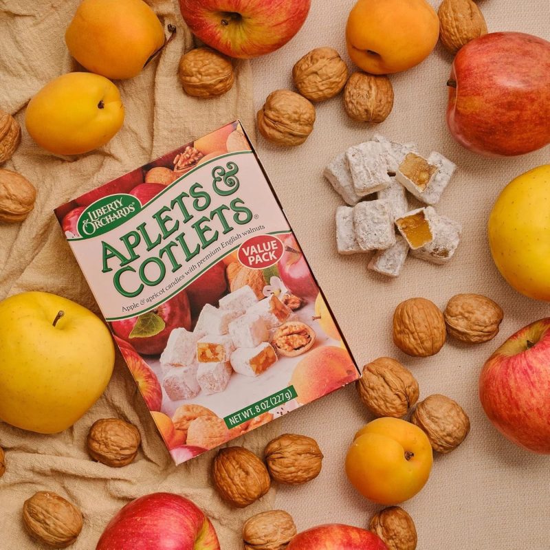 liberty orchards aplets cotlets value pack 8 ounce liberty orchards 729392