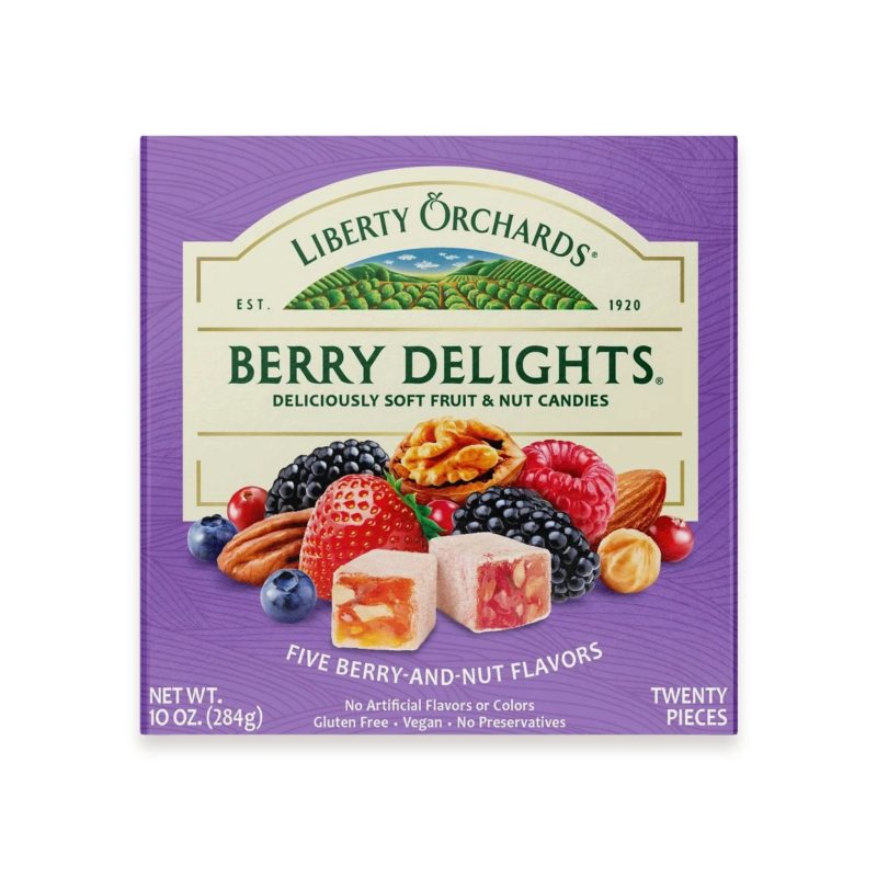 liberty orchards berry delights 10 ounce liberty orchards 483625