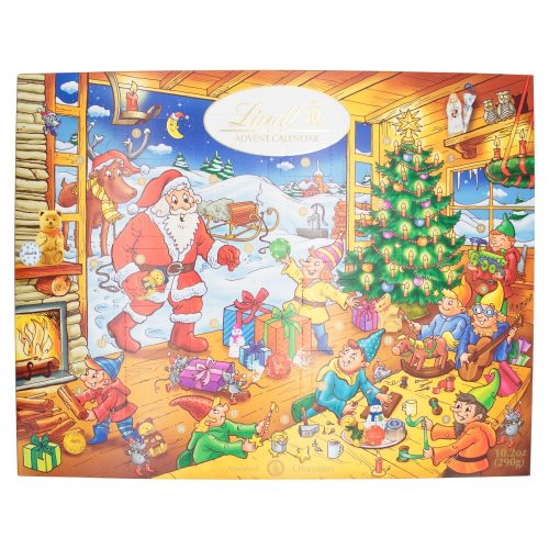 Lindt Advent Calendar Meltable Lindt Classic Santa 10.2 Ounce 