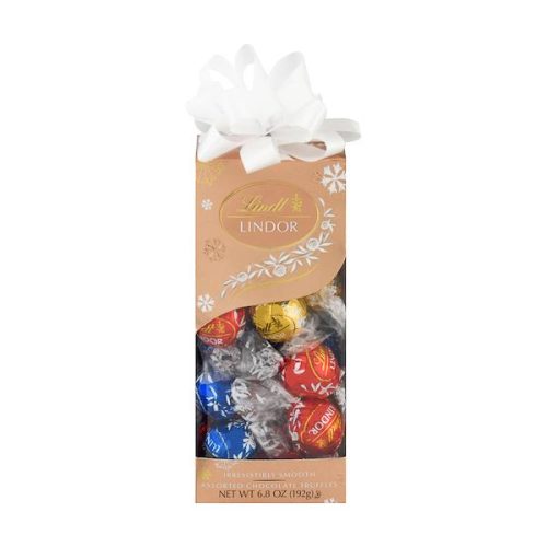 Lindt LINDOR Truffles Meltable Lindt Assorted 6.8 Ounce Gift Box 