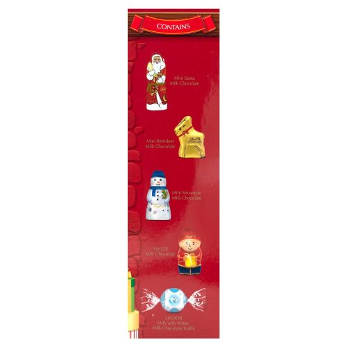 lindt north pole friends assorted chocolate meltable lindt 832359