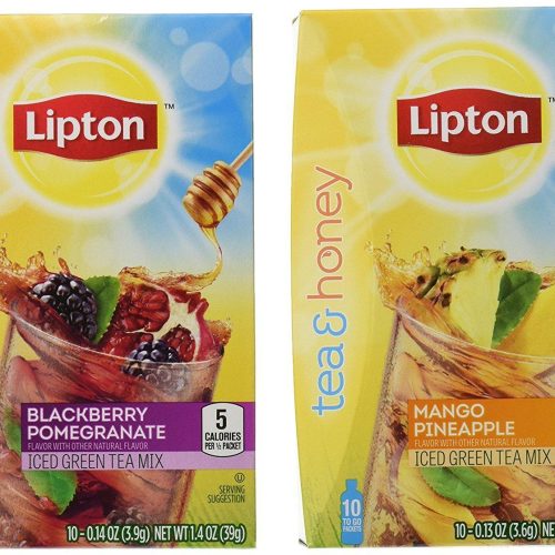 lipton iced green tea mix to go packets lipton 265088