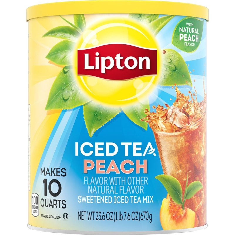 Lipton Iced Tea Mix Lipton Peach 23.6 Ounce