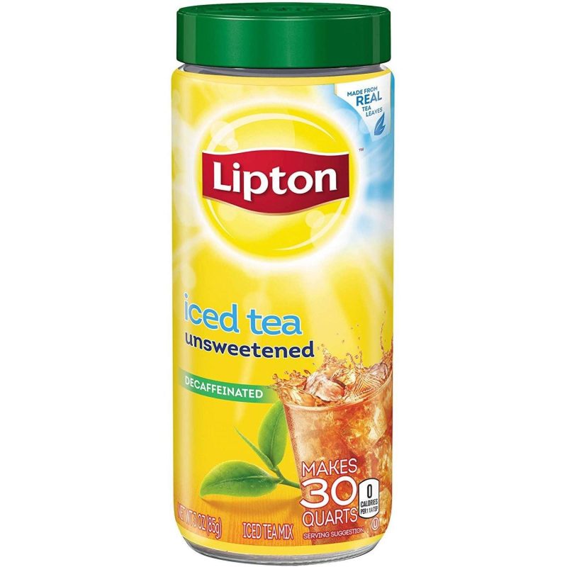 Lipton Iced Tea Mix Lipton Unsweetened Decaf 30 Quarts - 3 Ounce