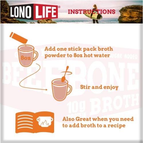 lonolife grass fed beef bone broth powder lonolife 674922