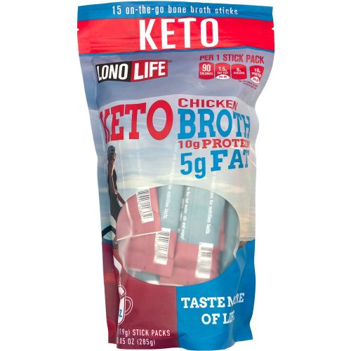 LonoLife Keto Chicken Bone Broth Powder LonoLife 0.67 Oz - 15 Count