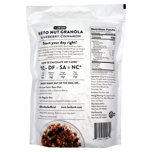 low karb keto nut granola low karb 617578