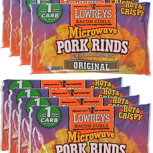 lowreys bacon curls microwave pork rinds chicharrones lowreys 428431