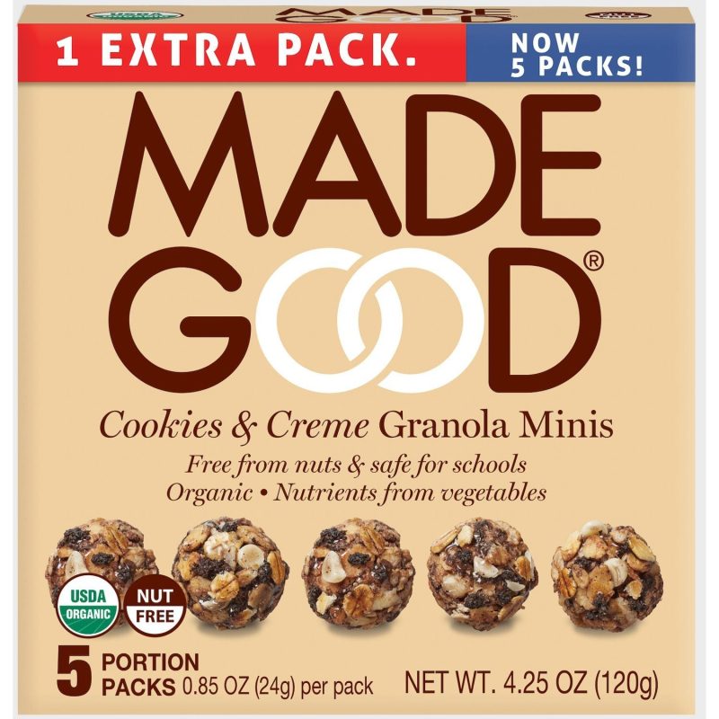 Made Good Granola Minis Made Good Foods Cookie & Creme 0.85 Oz-5 Packs