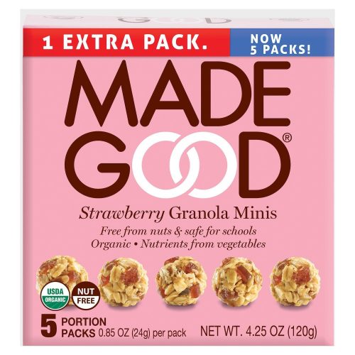 Made Good Granola Minis Made Good Foods Strawberry 0.85 Oz-5 Packs 