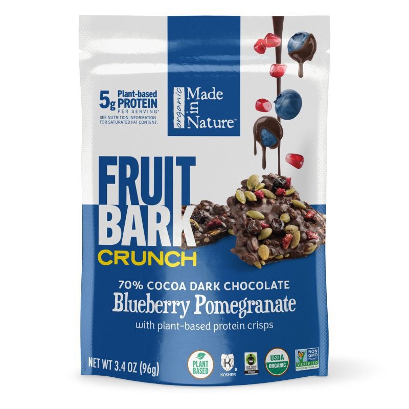 Made in Nature Fruit Bark Meltable Made in Nature Blueberry Pomegranate 3.4 Ounce