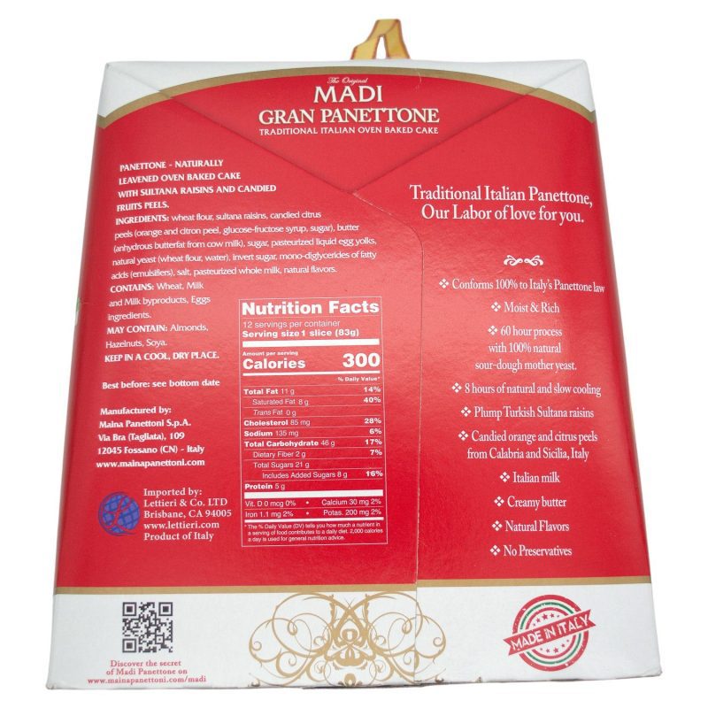 maina madi gran panettone italian oven baked cake maina 659294