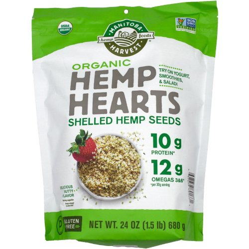 Manitoba Harvest Organic Hemp Hearts Manitoba Harvest 24 Ounce 