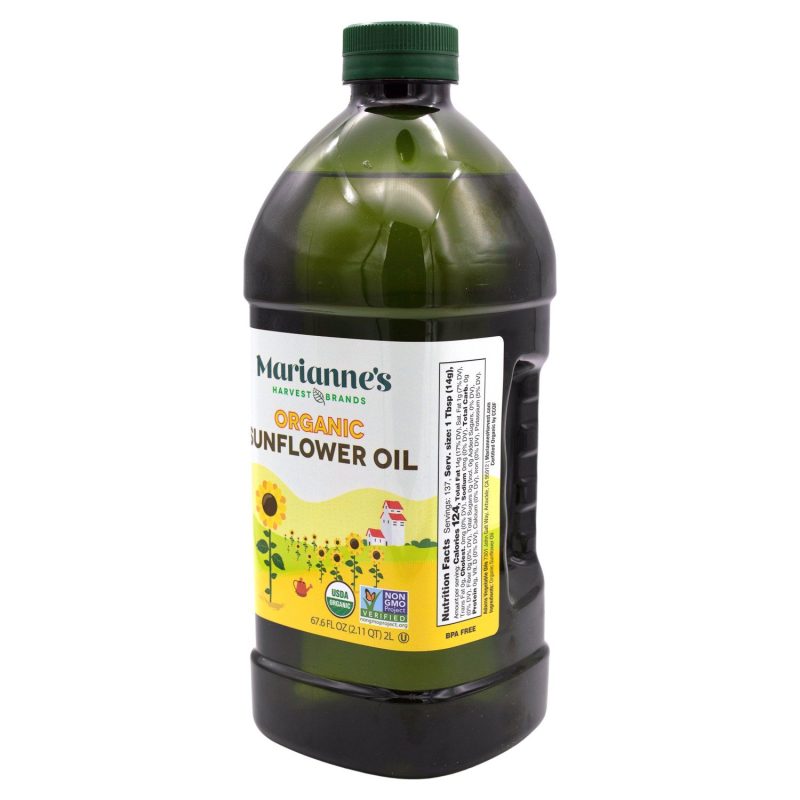 mariannes organic sunflower oil mariannes 687128