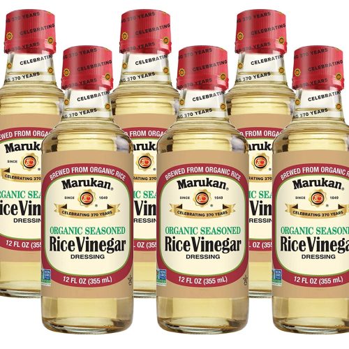 Marukan Rice Vinegar Marukan Organic Seasoned 12 Fl Oz-6 Count