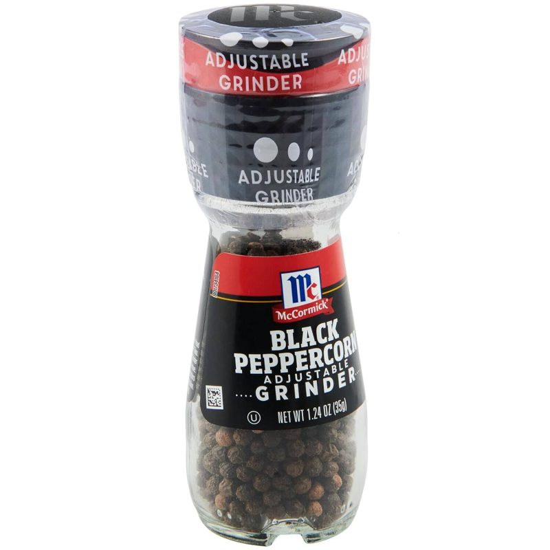 McCormick Spices & Seasonings Grinder McCormick Black Peppercorn 1.24 Ounce