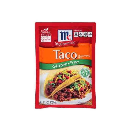 McCormick Taco Mix McCormick Gluten Free 1.25 Ounce 