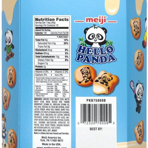 meiji hello panda cookie meiji 750494