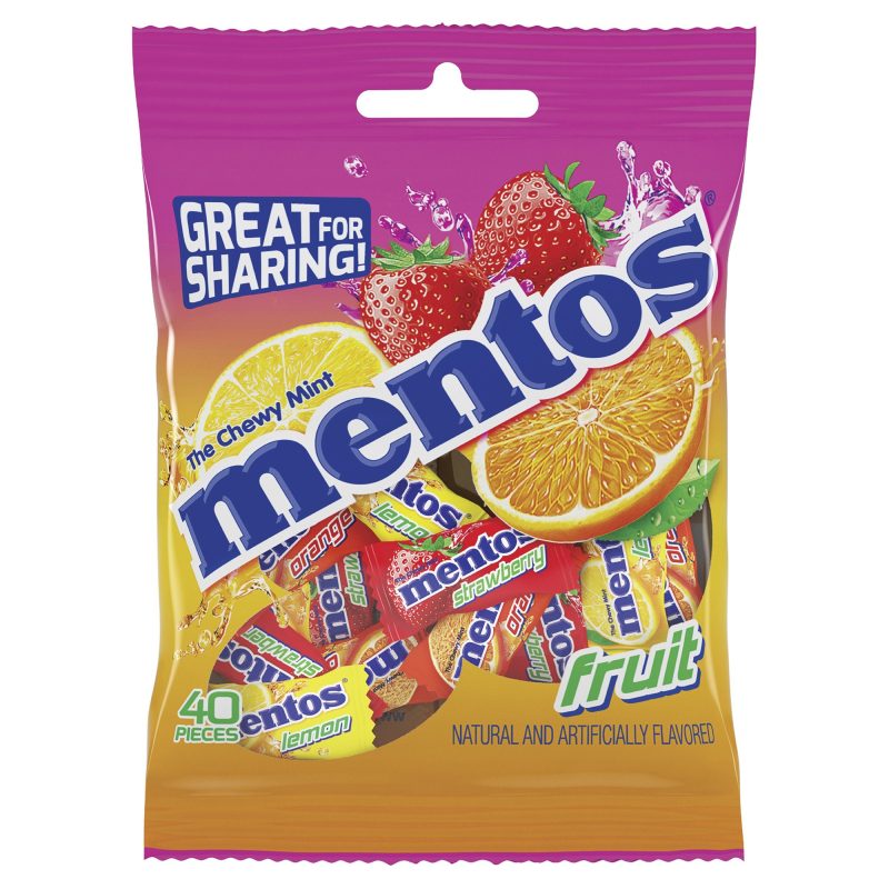 Mentos Chewy Mint Mentos Fruit 3.98 Ounce