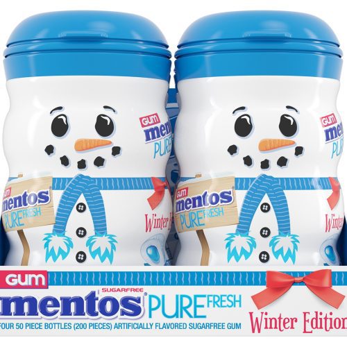 Mentos Pure Fresh Gum Mentos Winter Edition 3.53 Oz-4 Count